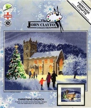 Cross-stitch source file Christmas Church