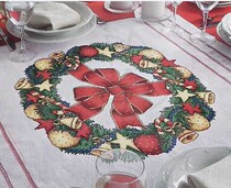 Cross stitch source file Christmas wreath