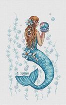 Cross stitch source blue mermaid