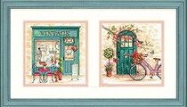 Cross-stitch source file DIM 35317 couplet-Provence in the afternoon