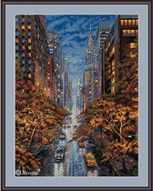 Cross stitch source file Autumn Street