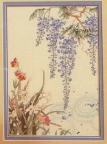 Cross-stitch source file Wisteria blossoms