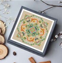 Cross stitch source Mandala goldfish