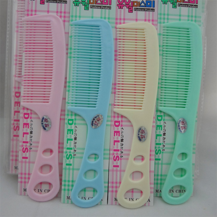 Nuomi fashion plastic comb boutique daily anti-static comb heat-resistant hair care comb family portable comb mirror