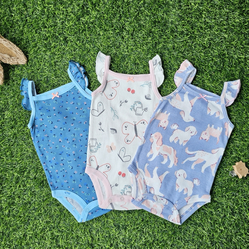 【Damian Little Treasure】100% Cotton Summer Romper Summerpurecottonrompers 【Damian Little Treasure】100% Cotton Summer Romper Summerpurecottonrompers