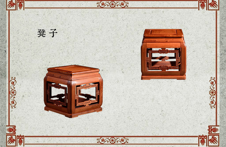 Dongyang gỗ gụ đồ gỗ hồng mộc mong muốn bàn vuông tám xu bàn gỗ hồng mộc nhỏ bàn vuông một bàn bốn ghế kết hợp Trung Quốc - Bộ đồ nội thất bàn ghế gỗ phòng khách