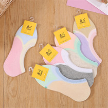 Deer socks womens socks Silicone non-slip drop womens shallow mouth invisible Korean boat socks 3020 summer