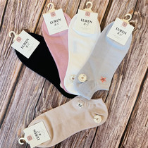Deer woman Sox stockings cotton boat socks hot selling thin and small frescoed home cotton socks 3010