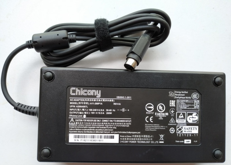 Suitable for Samsung 19V 10.5A 200W Power Adapter Round Port Four Holes