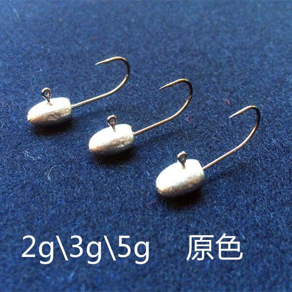 Fishing also exported to Japan Luya lead head hook root fishing hook 3g5g10 crank hook 50 Luya hook soft worm hook ultra-fine