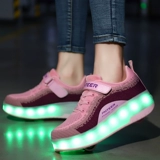 Детская удобная обувь для мальчиков для школьников, трансформер с подсветкой, популярно в интернете
