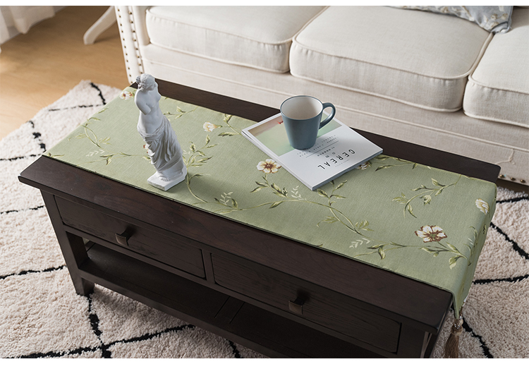 Bàn ăn cờ bàn phong cách Bắc Âu ins nhỏ tươi Mỹ hiện đại tối giản cotton và vải lanh bàn cà phê khăn trải bàn khăn trải giường - Khăn trải bàn khăn ăn khách sạn