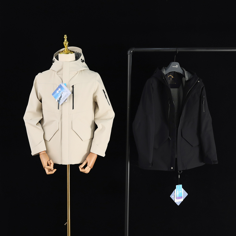 Windproof and Waterproof, Workwear-Style Thermal Outdoor Sports Jacket for Men and Women, Suitable for Spring, Autumn and Winter