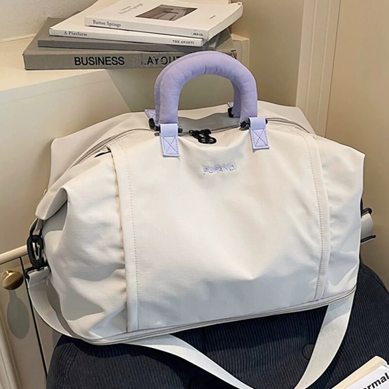 Japanese Imported Travel Bag for Women, Lightweight Handbag, Large Capacity Luggage Bag, Carry-On Bag, Waterproof Business Trip Luggage Bag