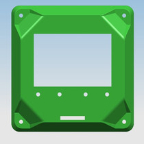 Plastic shell cabinet-mounted instrument shell PH ORP controller shell screen printing surface frame random 96 models