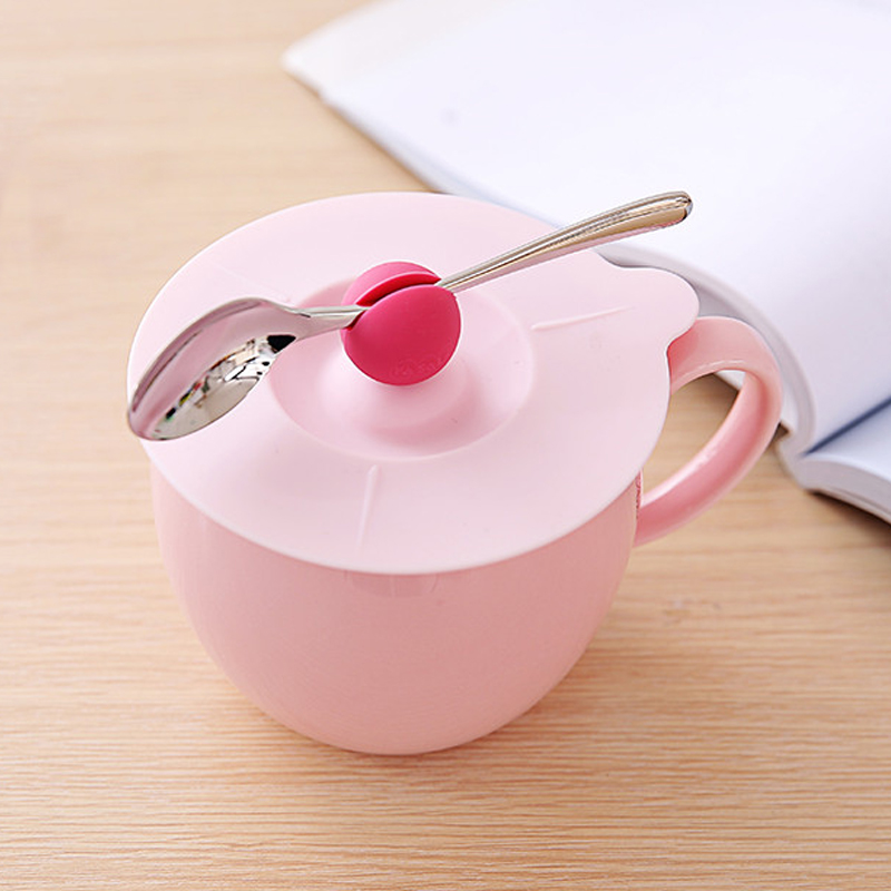 Creative Cup Lid Silicone Cup Lid Universal Ceramic Cup Mug Round Seal Lid Tea Cup Lid Large Cup Lid