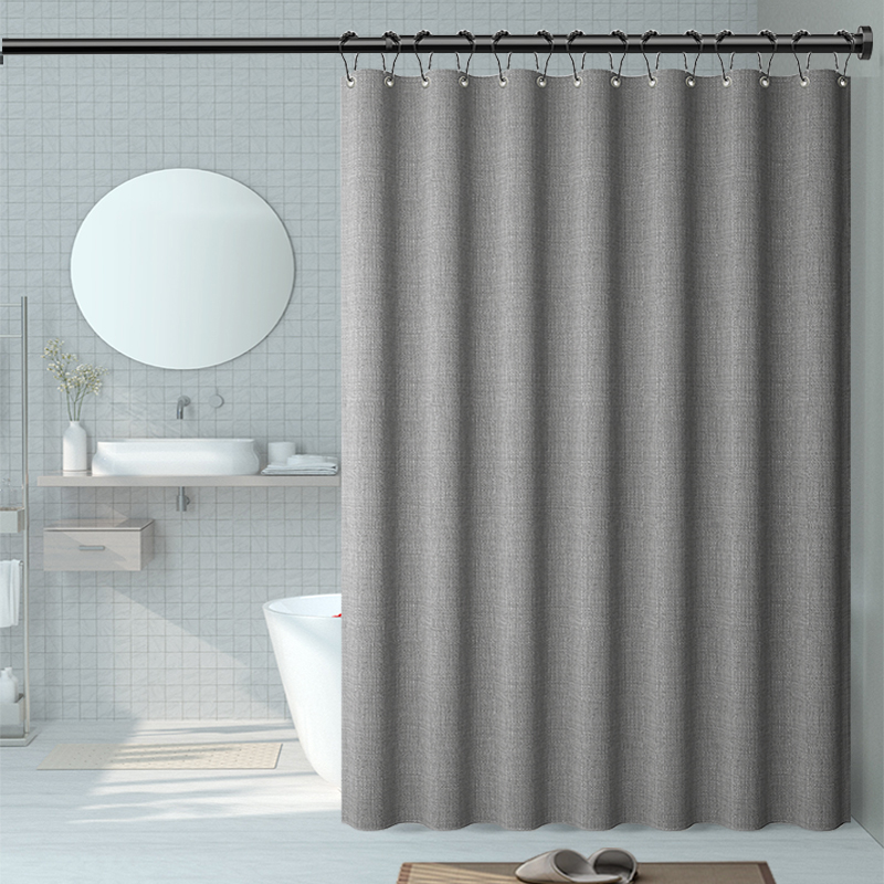 Magnetic shower curtain set non-perforated dressing room bathroom tarp partition curtain thickened shower curtain mildew proof Japan