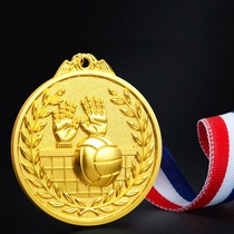 Volleyball medal metal medal custom sports gold medal silver medal bronze medal factory direct lettering