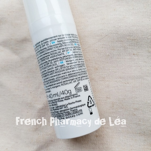 ລຸ້ນໃໝ່ຂອງ La Roche-Posay AR Redness Removal Enhanced Essence Milk 40ml Anti-Redness and Soothing French Repair