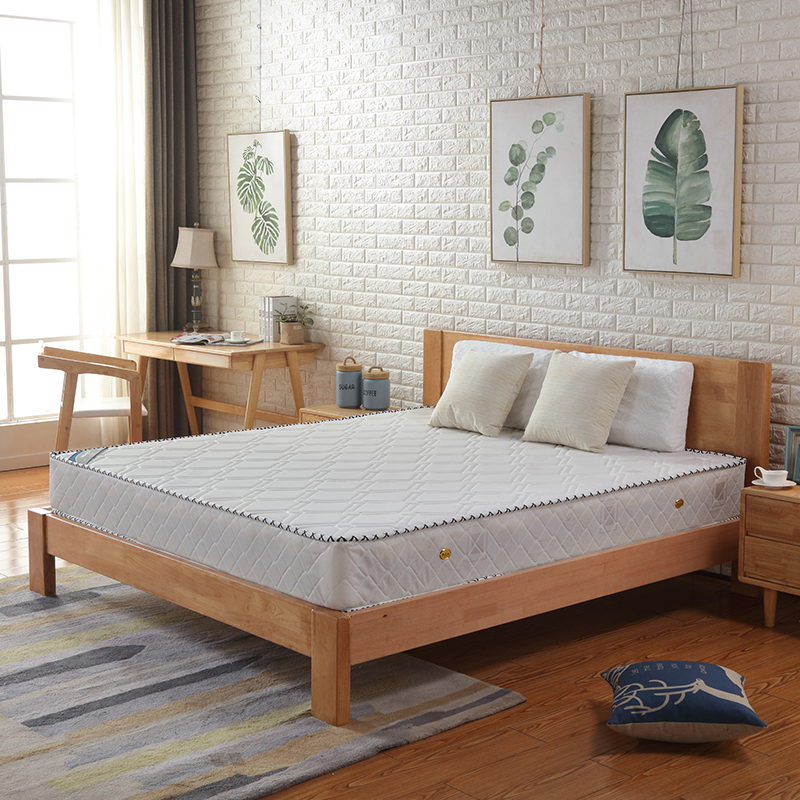 Spring brown plus brown Simmons mattress 20cm thick 1 5 meters 1 8m bed spring mattress coconut palm pad soft and hard dual-use