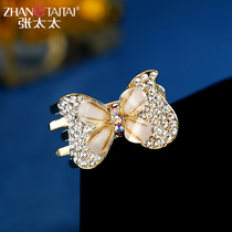 Hairclip Net red 2021 New bow headwear grab clip side hair card headgear floral headdress clip hair accessories clip