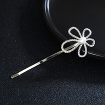 Net Red Pearl hairclip top clip side clip headwear floral headdress hair accessories side clip banghai clip hairpin Girl clip