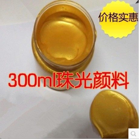 Acrylic paint 300m gold and silver kindergarten l wall painting hand-painted Buddha statue waterproof sunscreen dustproof not easy to fade