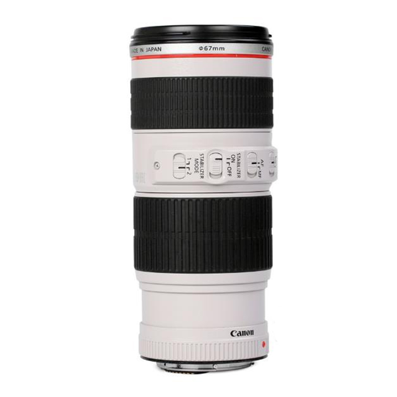 Canon Monocular Zoom Lens EF 70-200mm f 4L IS USM Small white image stabilization 70-200 f4