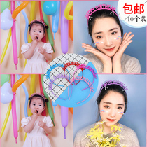Happy birthday letter party atmosphere dress up tiara baby one year Hundred Days hair hoop dress up cute hairclip decoration