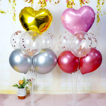 Table Floating Balloons Opening Birthday Decorations Drifted Columns Bracket Base Wedding House Scene Arrangement Childrens Balloons