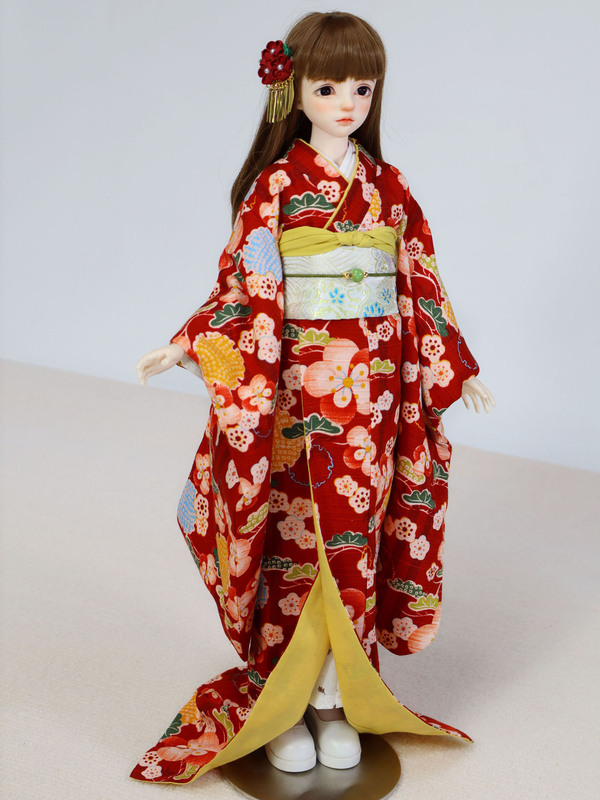 Bjd Kimono Bjd Kimono 1/4 Scale Kimono with Sleeves and Colored Coat LAOSHU Doll Clothes Bjd Kimono Bjd Kimono 1/4 Scale Kimono with Sleeves and Colored Coat LAOSHU Doll Clothes