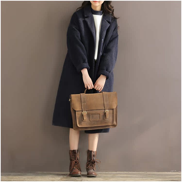 Mùa thu và mùa đông 2019 áo khoác mới đảo cá chủ sở hữu áo len nữ du lịch nở trong phần dài - Trung bình và dài Coat áo khoác nữ kaki