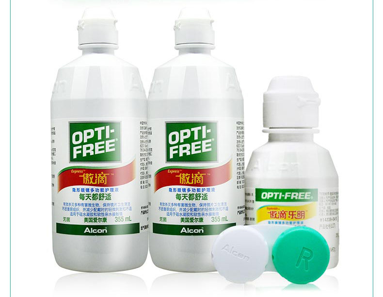 Alcon tự hào giải pháp chăm sóc nhỏ giọt 355 * 2 + 60ml kính áp tròng làm đẹp nhập khẩu thuốc - Thuốc nhỏ mắt thuốc nhỏ mắt rohto