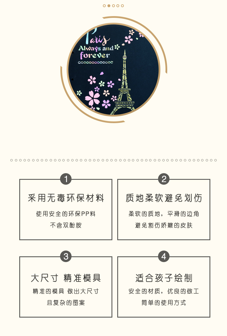 Chủ đề Ren Khuôn Thước kẻ Openwork Tranh Ruler Tự làm Handmade Album ảnh Thẻ đen Làm phụ kiện Vẽ Công cụ - Tự làm khuôn nướng khuon banh trung thu