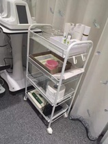 Beauty salon trolley makeup product sliding cart training tool cart hairdressing storage rack storage frame storage frame