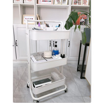  Baby supplies trolley Kitchen storage rack Nail tool car hair storage rack with wheels removable bathroom rack