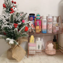  Desktop small placement rack Kitchen seasoning finishing rack Dormitory storage rack Room storage rack Cosmetics shelf