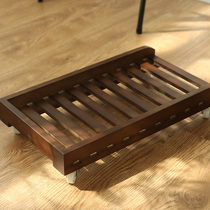 Desktop computer mainframe mainframe chassis chassis chassis support solid wood cooling base removable shelf tray