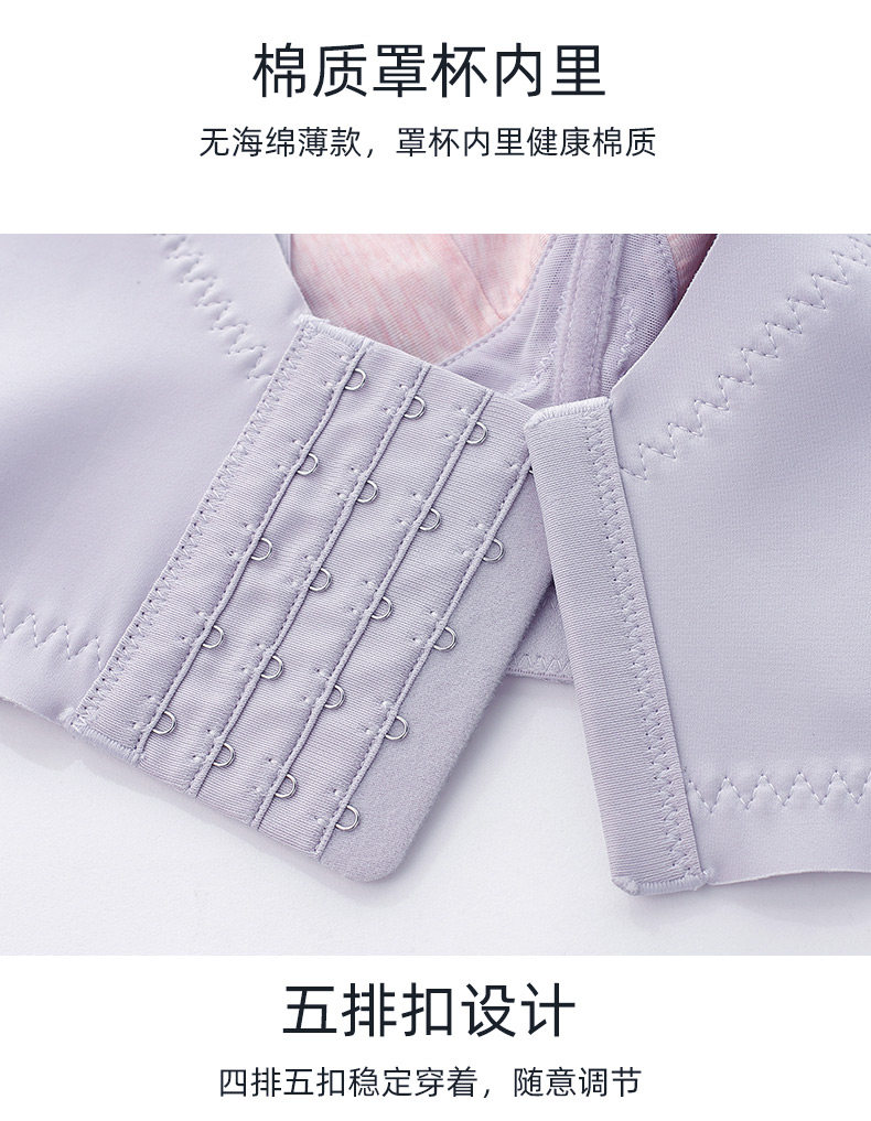 大码哺乳内衣超薄全罩杯显小孕妇文胸大胸防下垂产后喂奶专用胸罩 — 34