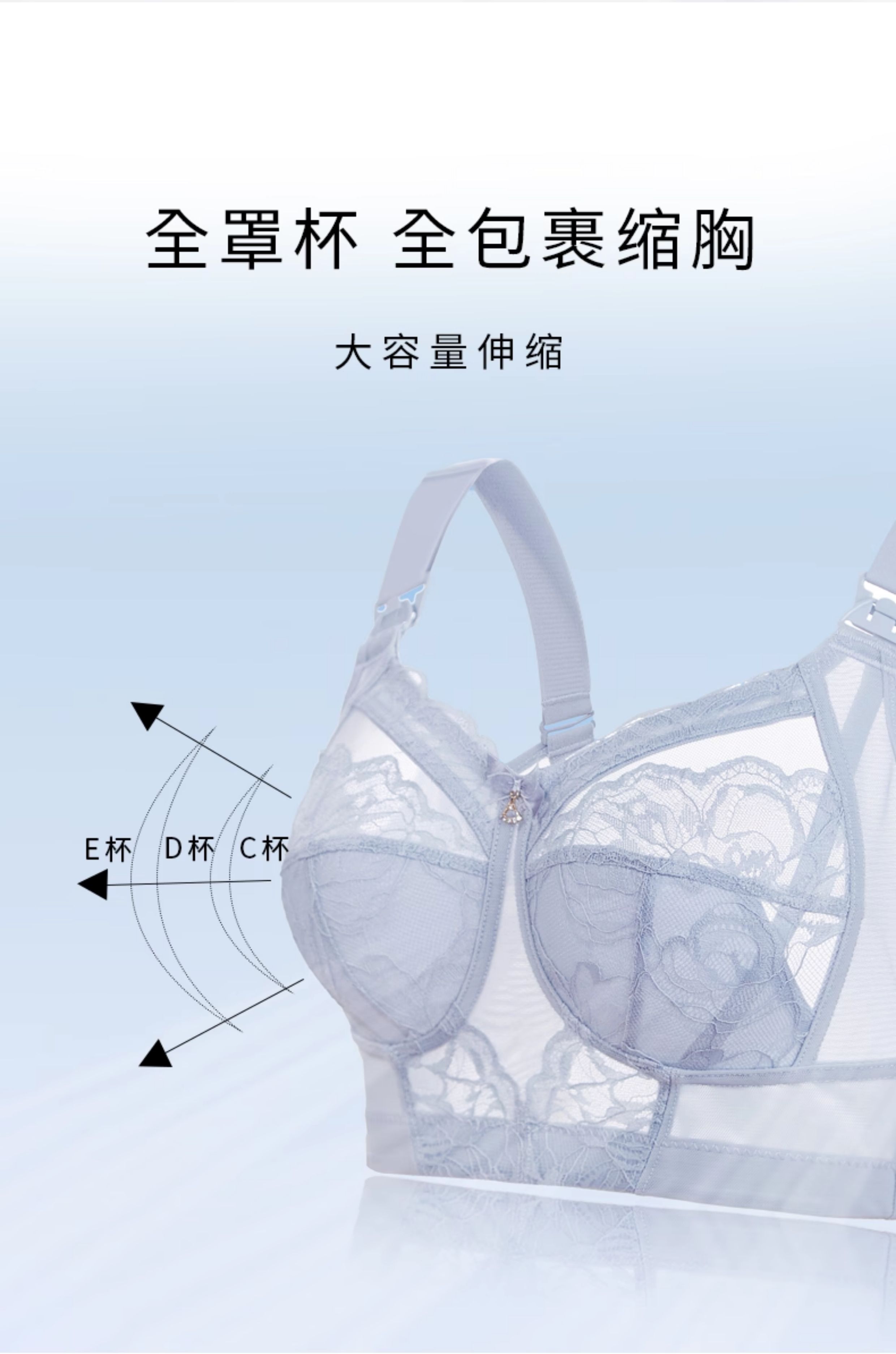 大码哺乳内衣超薄全罩杯显小孕妇文胸大胸防下垂产后喂奶专用胸罩 — 6