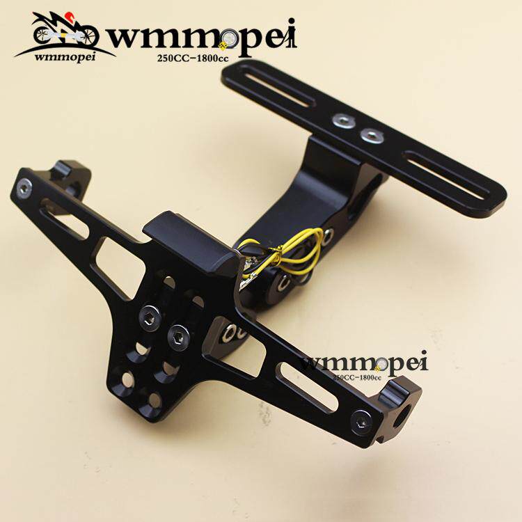 Locomotive modification accessories MSx125 Huanglong 600 300 license plate frame adjustable license plate frame rear plate frame