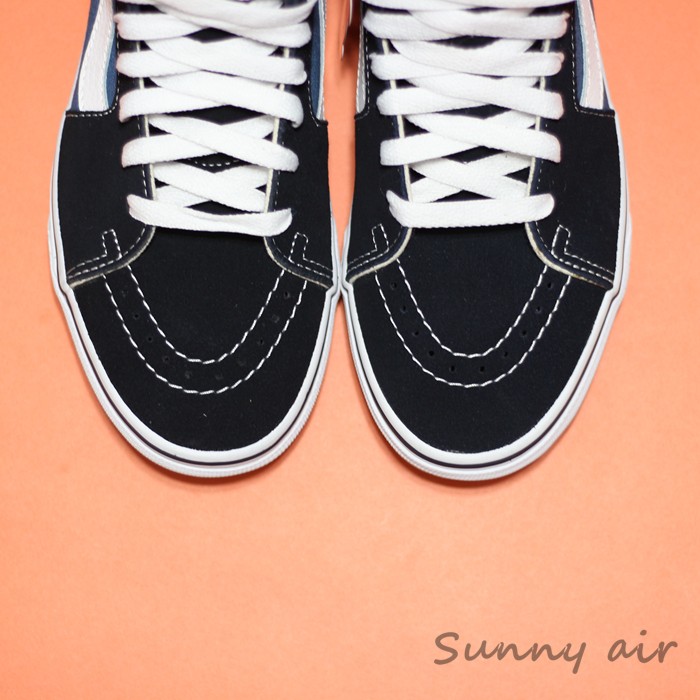 [Điểm nắng] Giày nam và nữ SK8-HI màu xanh hải quân Vans Giày cao gót thông thường Giày cao gót thông thường VN-0D5INVY giày thể thao nữ nike