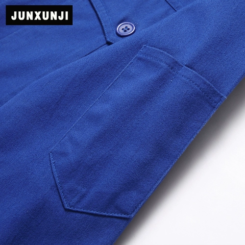 Демисезонный хлопковый износостойкий комбинезон, с вышивкой