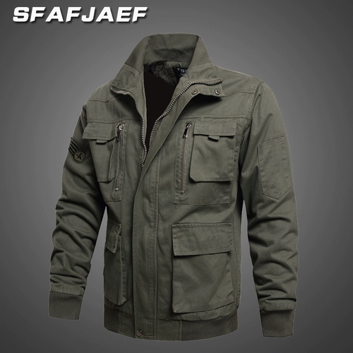 Зима чистый хлопок плюс бархатная одежда мужская толстая топа