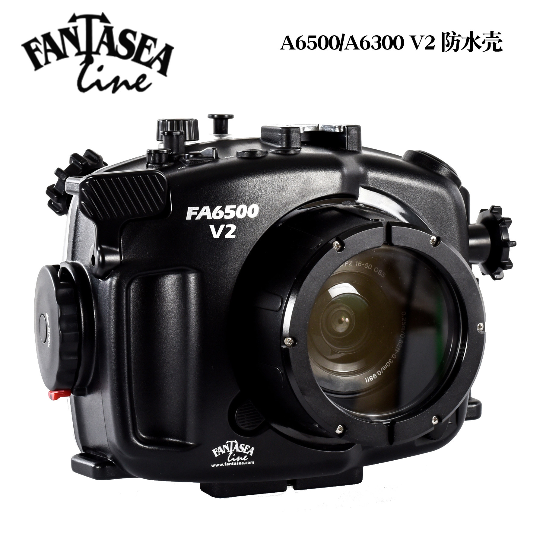 Fantassea for Sony A6500 A6300 A6300 V2 V2 single eye camera waterproof shell diving hood#15251 1525