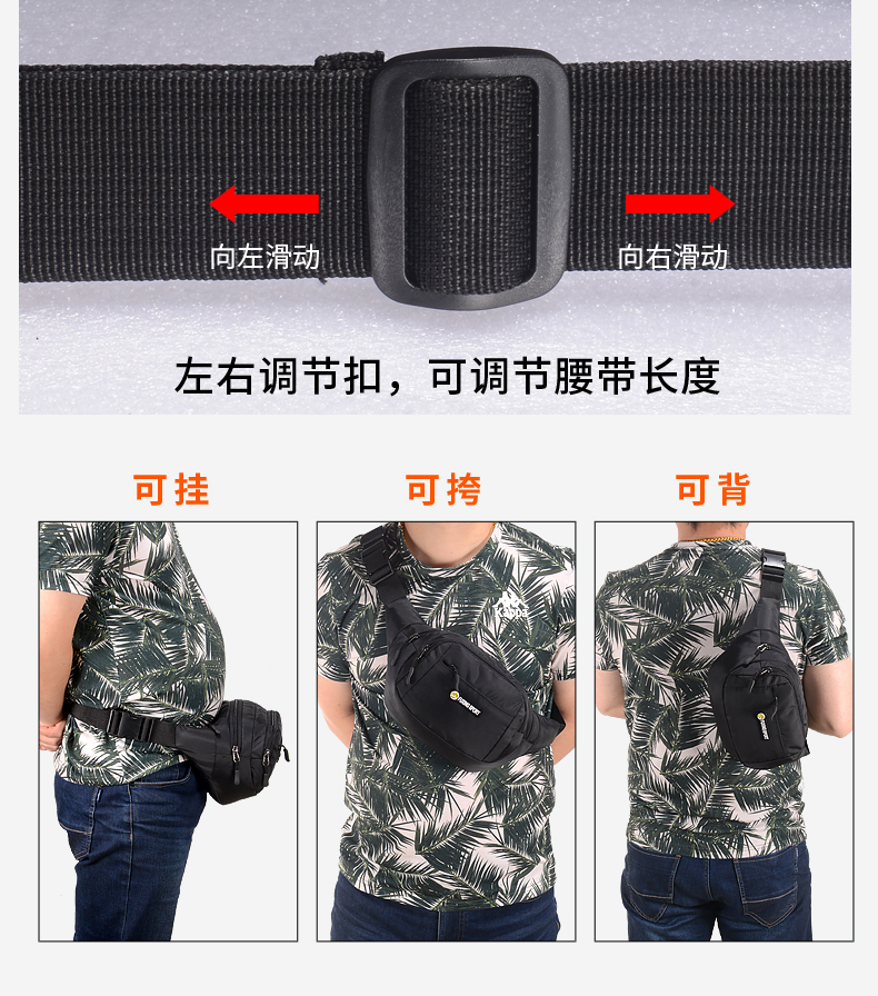Túi đeo eo nam nữ dung lượng lớn điện thoại di động đa chức năng chạy chéo kinh doanh ngoài trời thu tiền mini máy tính tiền - Túi túi đeo hông giá sỉ