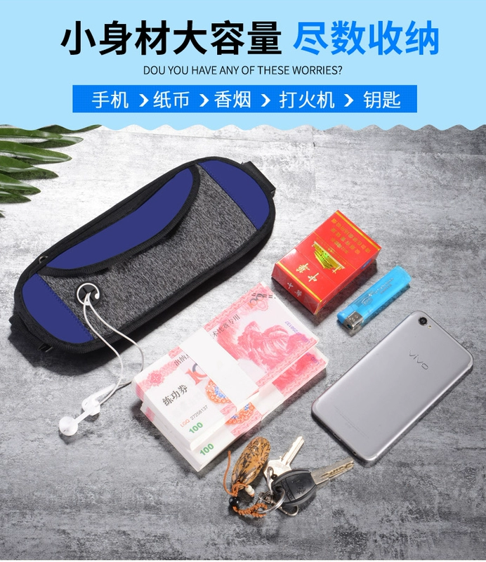 Thời trang mới thể thao điện thoại di động túi vô hình nam nữ chạy túi điện thoại di động đa chức năng ví chống nước phần mỏng phù hợp