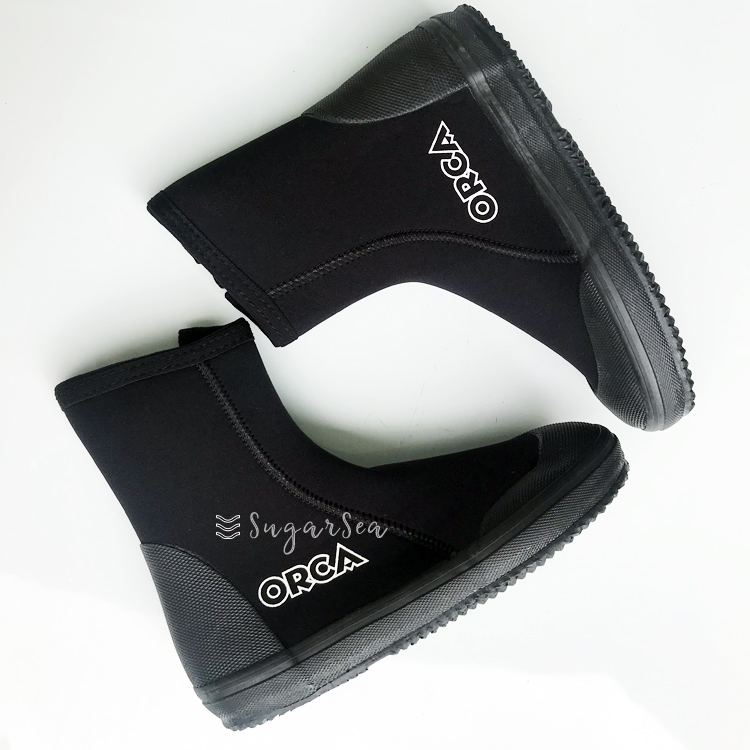 ORCA High Cut Boosts 3mm Warm High State Diving Boots Diving Shoes Diving Boots Non-slip