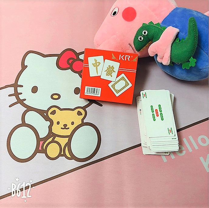 Rung KR Kingboard Giấy Solitaire Mahjong Mahjong Chơi bài Du lịch Giải trí Di động Di động - Các lớp học Mạt chược / Cờ vua / giáo dục cờ vua gỗ cao cấp