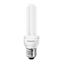 Philips 2U energy-saving light bulb E14E27 screw spiral light bulb U-shaped light tube household lighting light bulb super bright